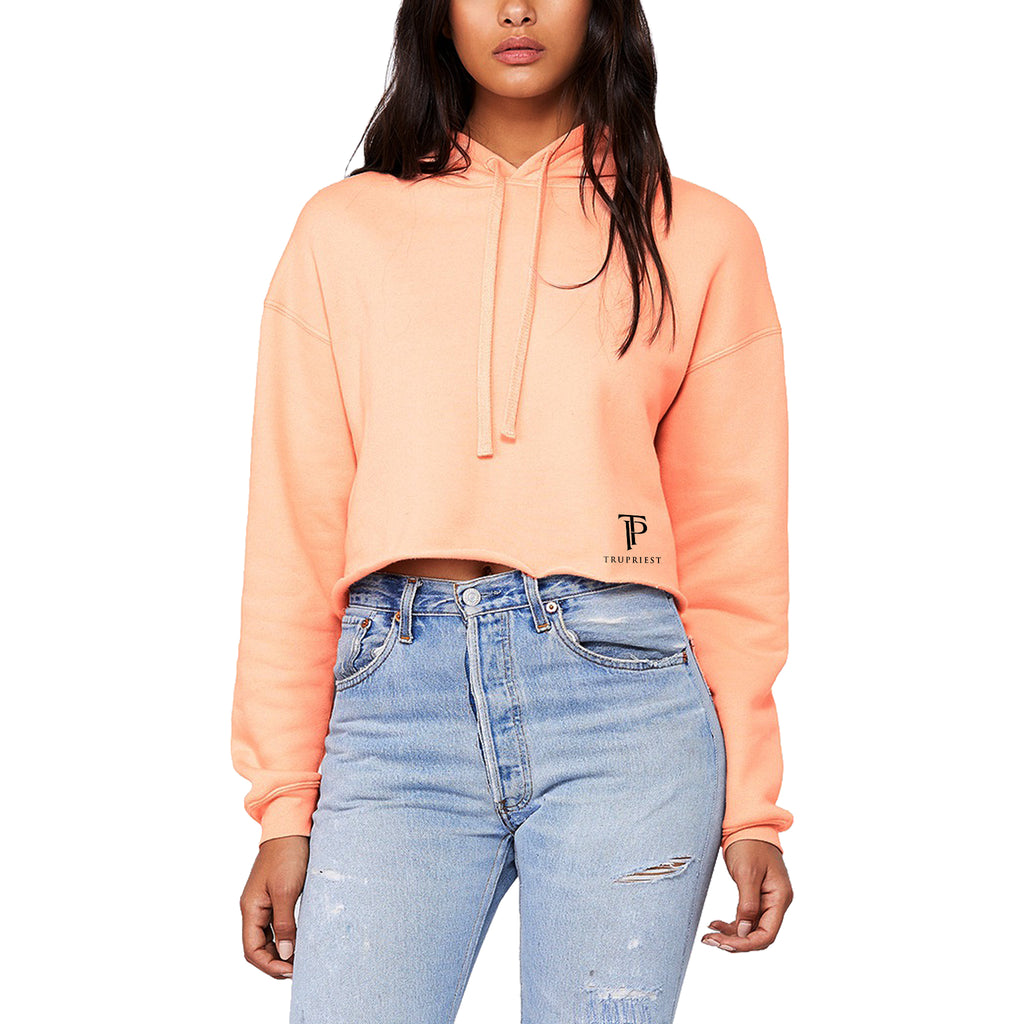 Cropped Fleece Hoodie