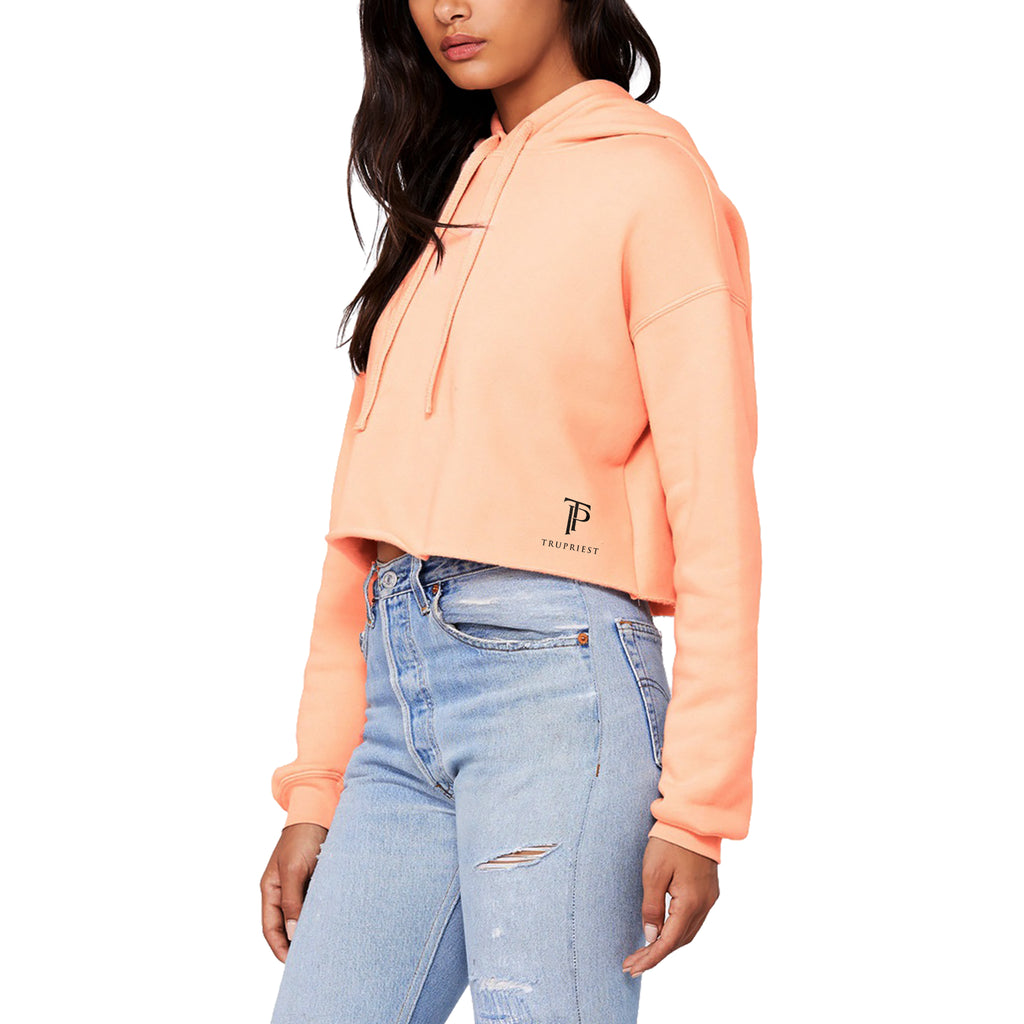 Cropped Fleece Hoodie