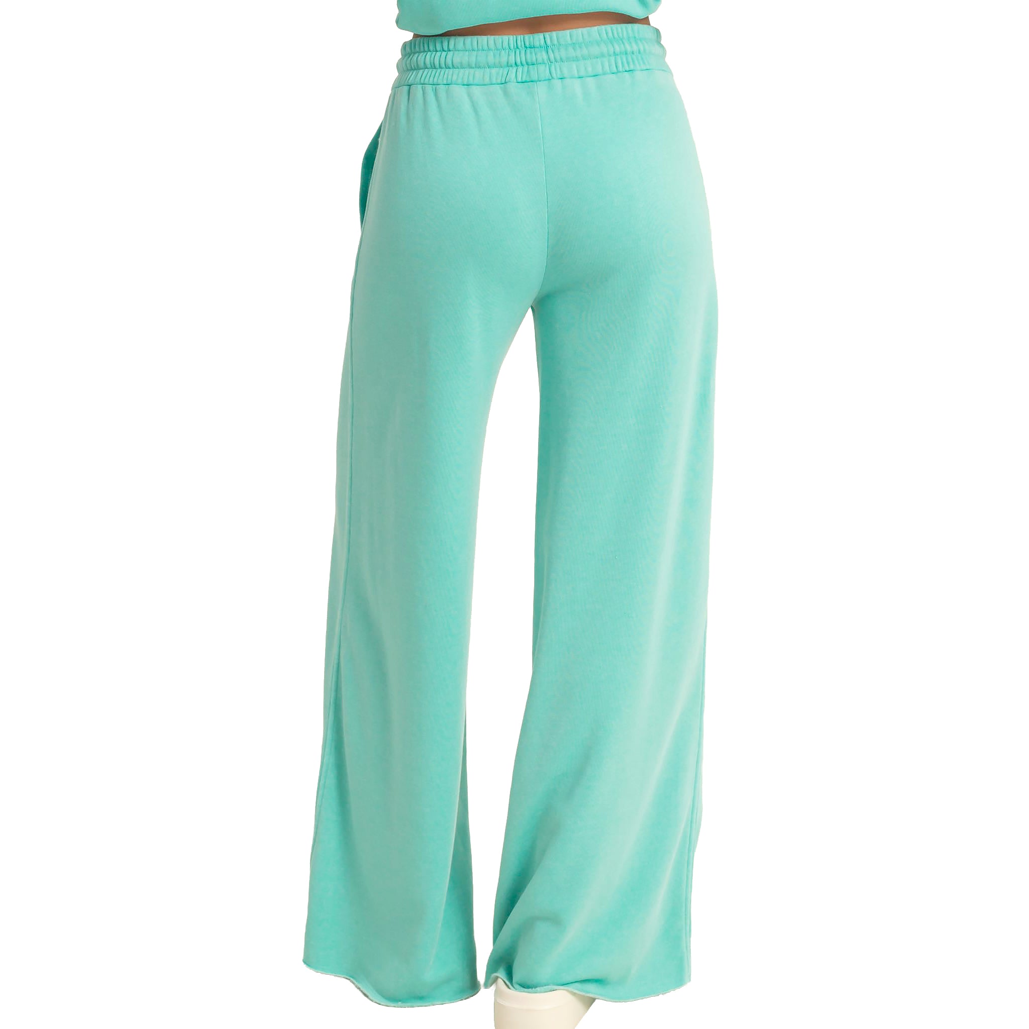 French Terry Wide-leg Pants